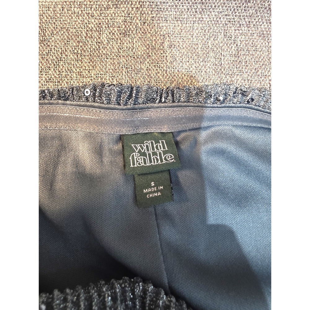 Size Small- Wild Fable Pants And Jumpsuit Sequance Blue/gray Color, very stretch - Picture 2 of 14